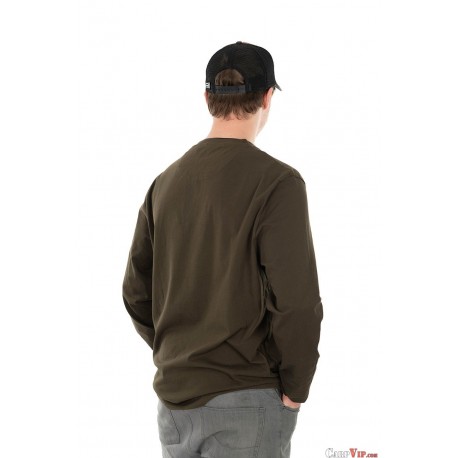 Fox® Khaki/Camo Raglan Long Sleeve T Shirt